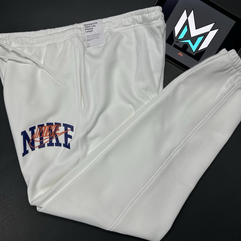 Nike Sportswear Club Fleece Joggers White FV4453-100 Men’s Sizes